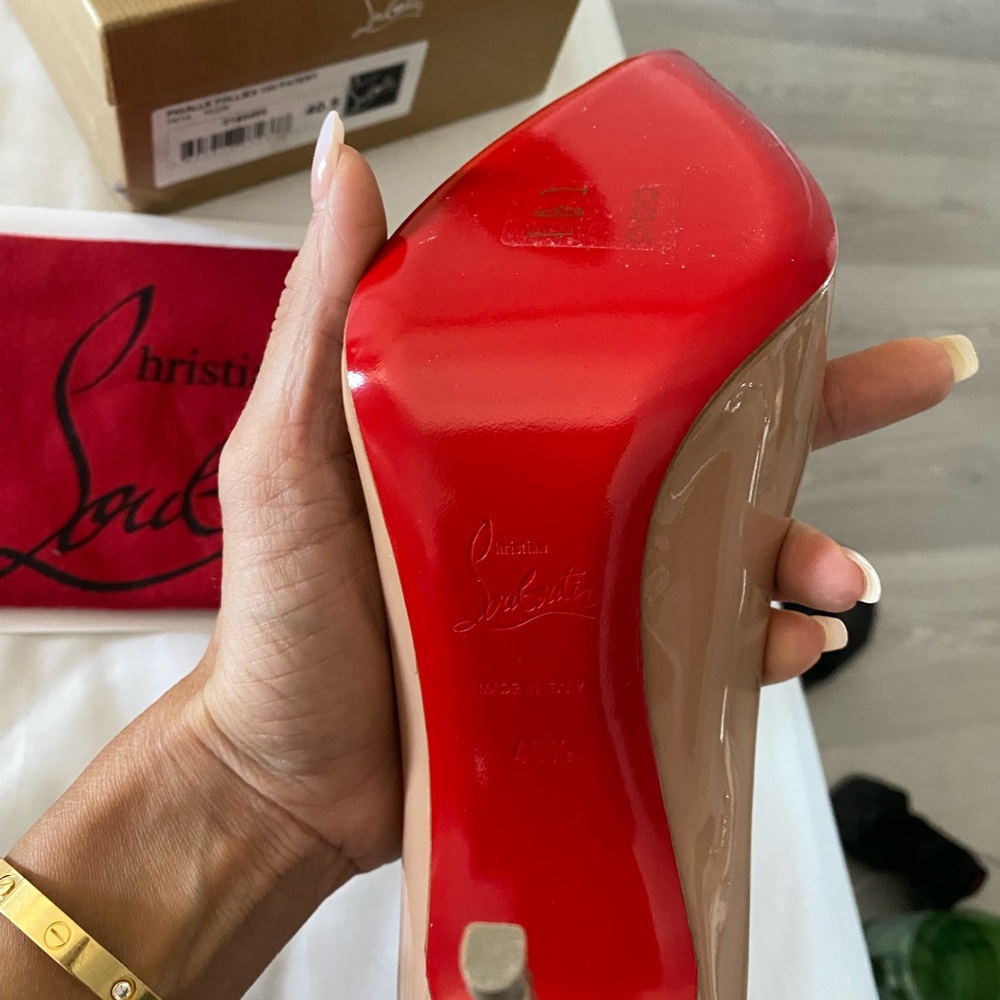 Christian Louboutin shoes Pigalle Nude sz 9 - Picture 4 of 5